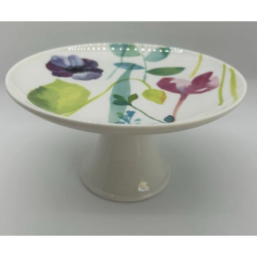 Portmeirion Water Garden MINI Cake  Stand ~ New No Box